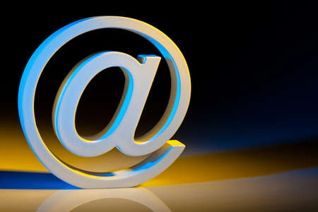 the e-mail characters  modern communication on the internet の写真素材
