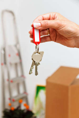 the key to an apartment with the move  new tenant moves 
