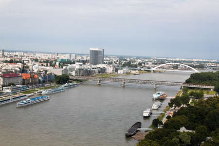bratislava in the slovak republic to the european union  skyline