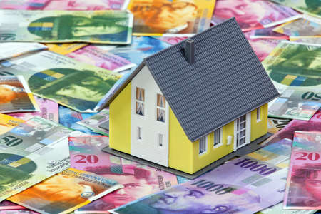 financing a home in swiss francs is a riskの写真素材