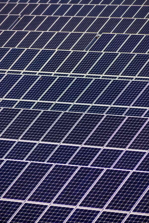 solar cells for solar energy a solar power plant  alternative and clean energy from solar powerの写真素材