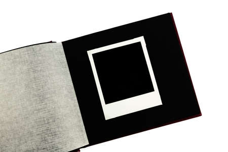 music against white background, symbol of memories and photo documentation