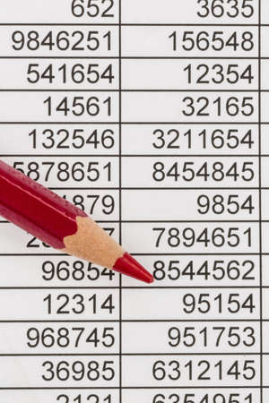 a table with the figures of revenue and expenditure  photo icon for kosetn, profit, controllingの写真素材