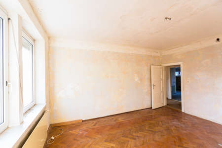 old apartment, apartment symbolic photo for resolution, housing and rehabilitation needsの写真素材