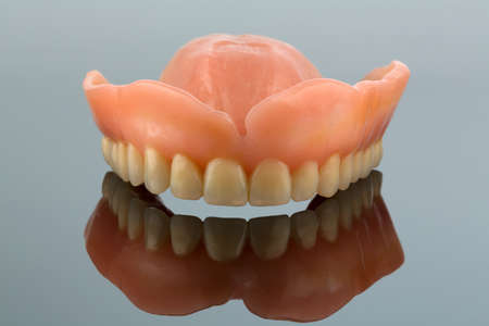 teeth, symbol photo for dentures, diagnosis, and co-paymentの写真素材