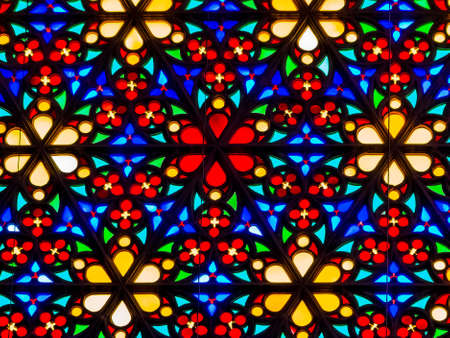 spain, mallorca, palma. the cathedral "la seu" as touristenatrraktion in the city center.の写真素材