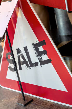 switzerland, zurich, discount promotion shop window, icon selling, marketing, discountsの写真素材