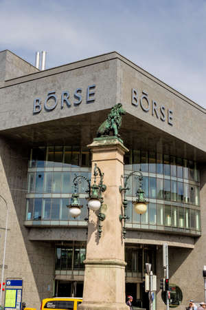 switzerland, zurich, stock market. building from outsideのeditorial素材