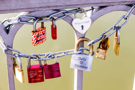 padlocks as a symbol of love, loyalty, partnership, romance