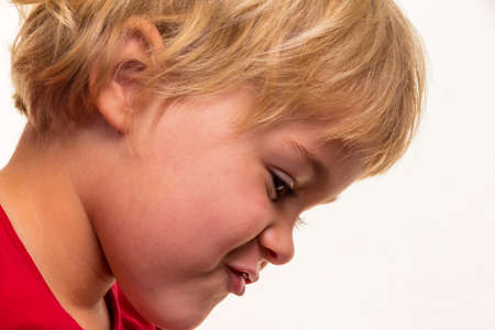 portrait of a little girlの写真素材