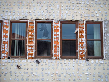 a house is being renovated. improve the quality of livingの写真素材