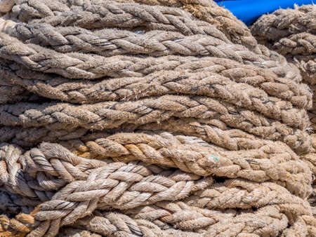 ropes on a sailing ship