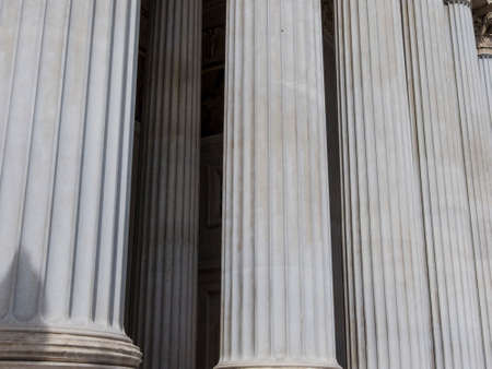 columns at the parliament in vienna
