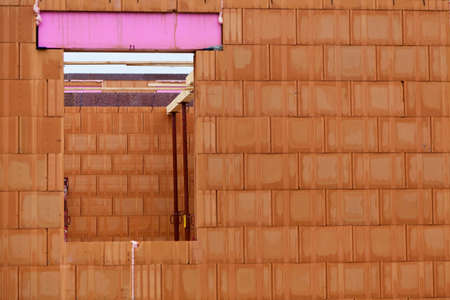 shell of a residential buildingの写真素材