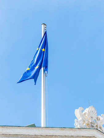 flag of the european unionの写真素材
