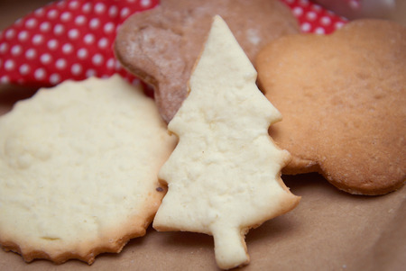 Christmas biscuitsの写真素材