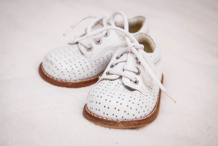 Baby first shoesの写真素材