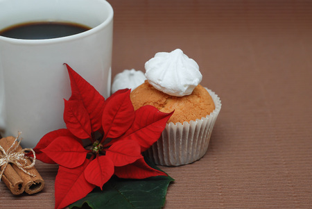 Christmas breakfastの写真素材