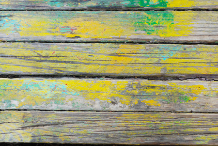 Wood Texture. Old vintage wood surface paintの写真素材
