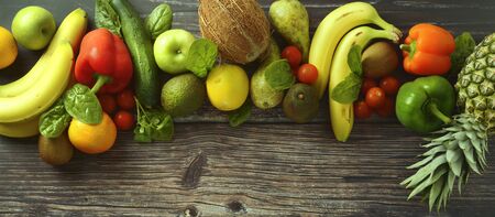 Fruit and vegetablesの写真素材