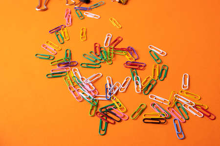 paper clipsの写真素材