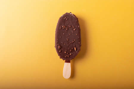 yummy milky vanilla and chocolate ice cream