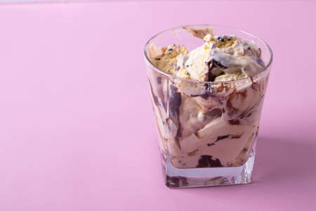 coconut chocolate vanilla ice cream