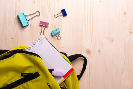 a group of different colorful stationary items