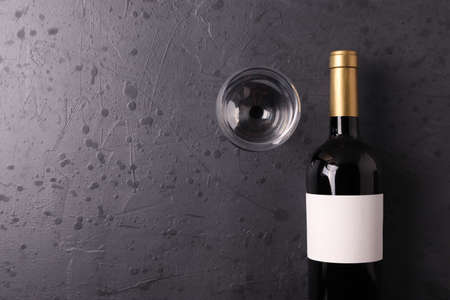 wine concept on dark background