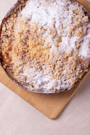 homemade apple and orange cinnamon pie