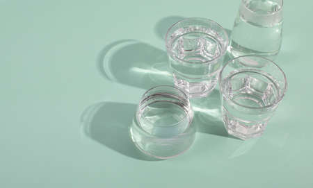 water drinking conceptの写真素材