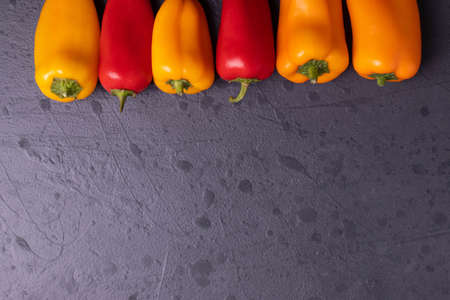 red and yellow pepper