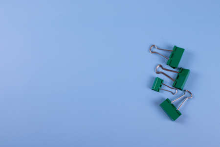 metal paper clipsの写真素材