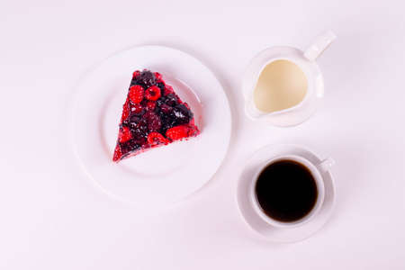 sweet fruit tartの写真素材
