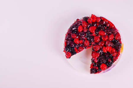 sweet fruit tartの写真素材