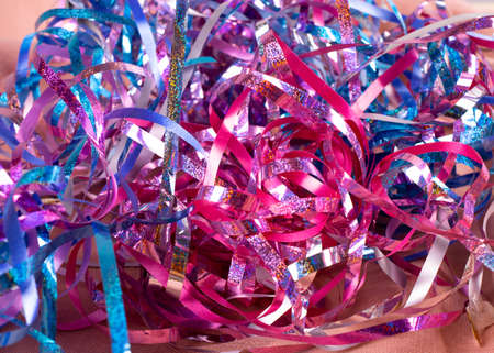 sparkling streamer background