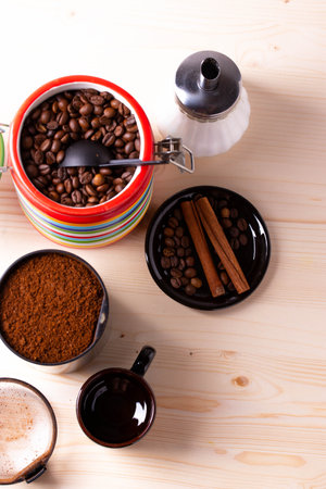 coffee making conceptの写真素材
