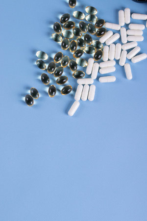 dietary suppliment or pillsの写真素材