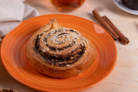 cinnamon bunsの写真素材
