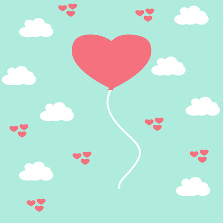 easy vector valentine conceptのイラスト素材