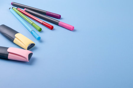 stationary items conceptの写真素材