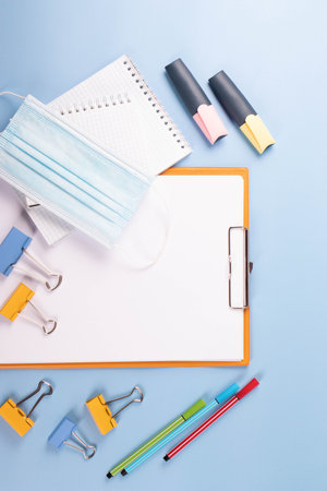 stationary items conceptの写真素材