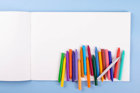 art supplies, minimalism styleの写真素材