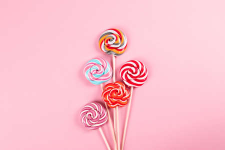 sweet lollipopsの写真素材