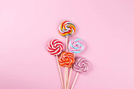 sweet lollipopsの写真素材