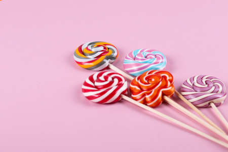 sweet lollipopsの写真素材