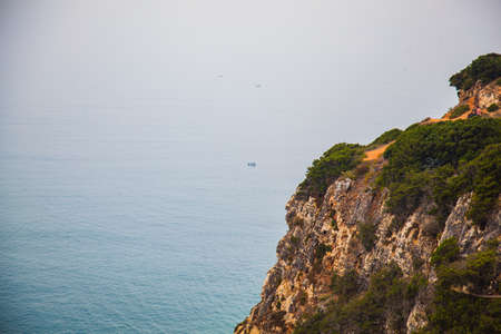 Ships in Nazare, Portugal