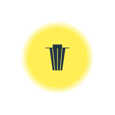 Vector Illustration Of Bin Icon. Beautiful Internet Element Also Can Be Used As Trash Element.のイラスト素材