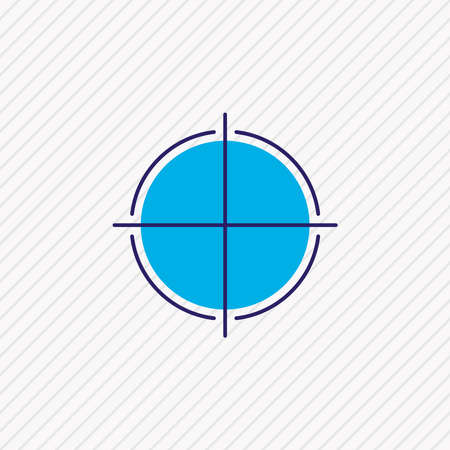 Vector illustration of add icon colored line. Beautiful interface element also can be used as plus icon element.のイラスト素材