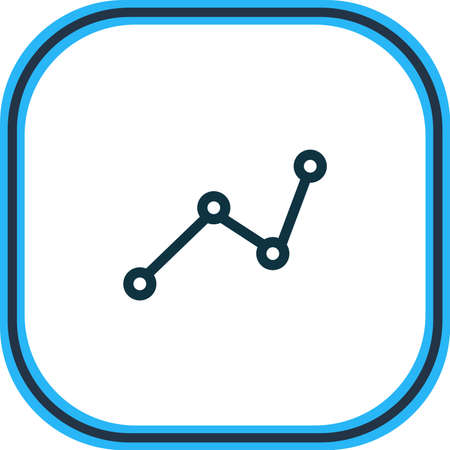 Vector illustration of constellation icon line. Beautiful constellation element also can be used as geometric icon element.のイラスト素材